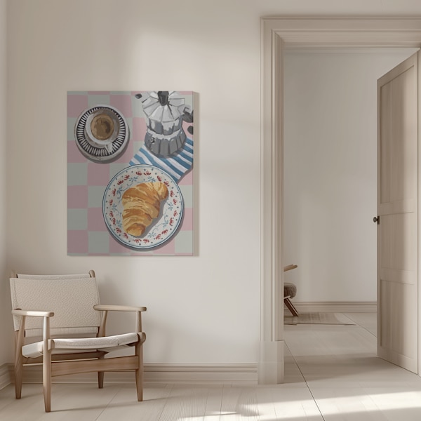 Frenchbreakfast Ratio2x3 Canvastavla 50x70 cm