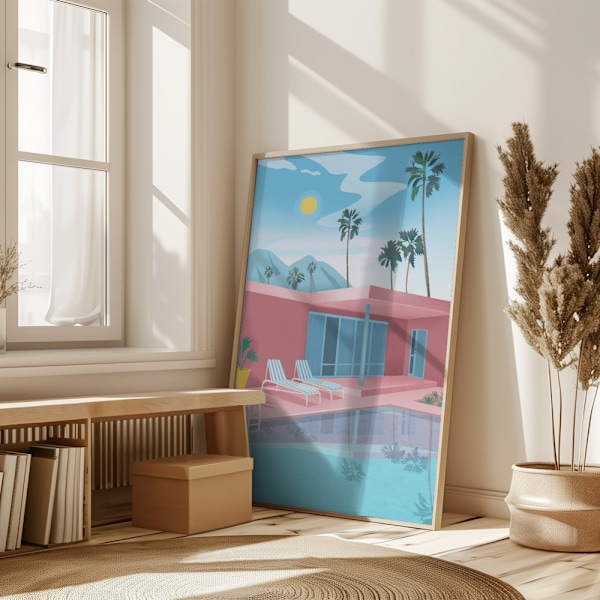 PALM SPRINGS Poster 50x70 cm