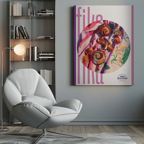 Evening Jazz Canvastavla 50x70 cm