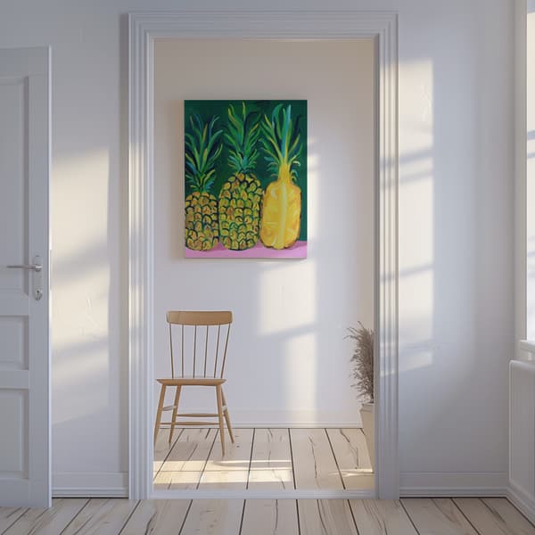 Pineapples Canvastavla 50x70 cm