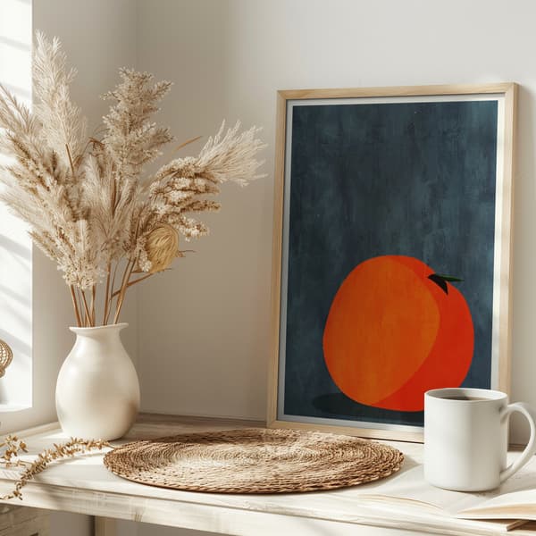 Calmly Sleeping Apple Poster 30x40 cm