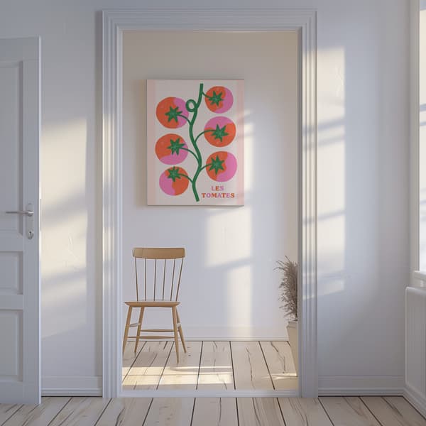 Les Tomates Canvastavla 50x70 cm