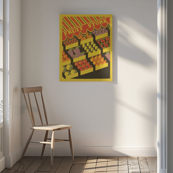 Fruit Store Canvastavla 30x40 cm