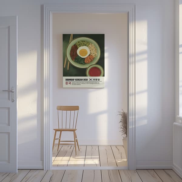 Bibimbap Canvastavla 50x70 cm