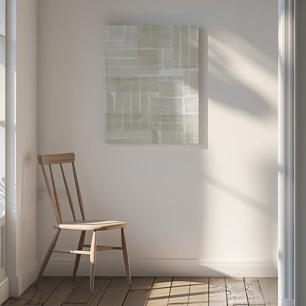 Neutral Tangle Grid 1 Canvastavla 30x40 cm