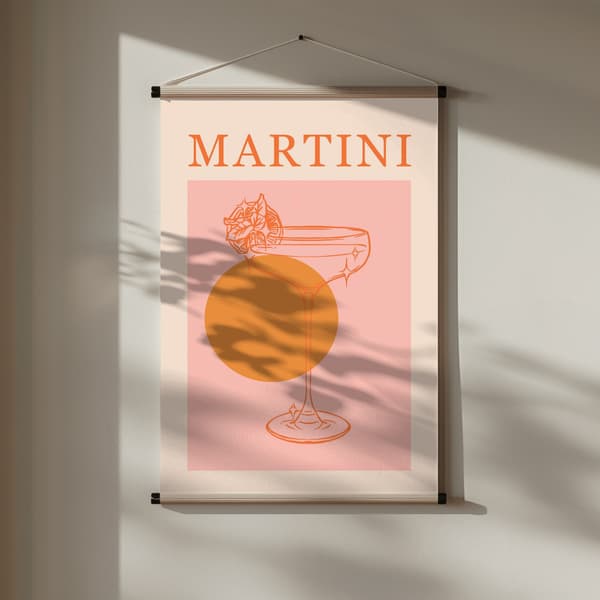 Martini Ratioiso Poster 30x40 cm