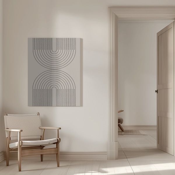 Simple Arch Composition Canvastavla 50x70 cm
