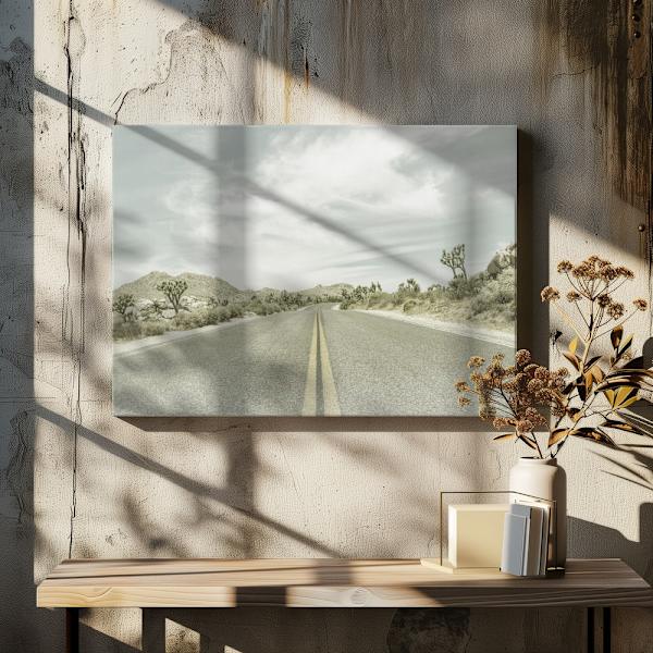 Vintage Joshua Trees, Park Boulevard Canvastavla 70x50 cm