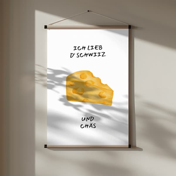 Ich lieb d´schwiiz Poster 30x40 cm