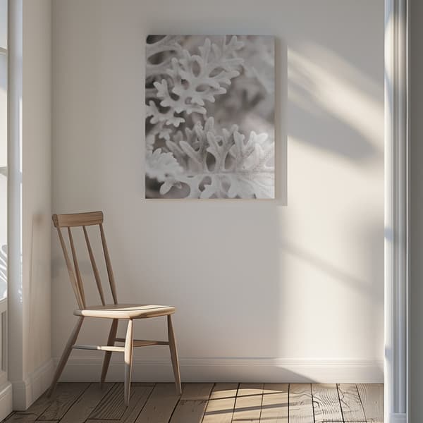 Silver Leaves Canvastavla 30x40 cm