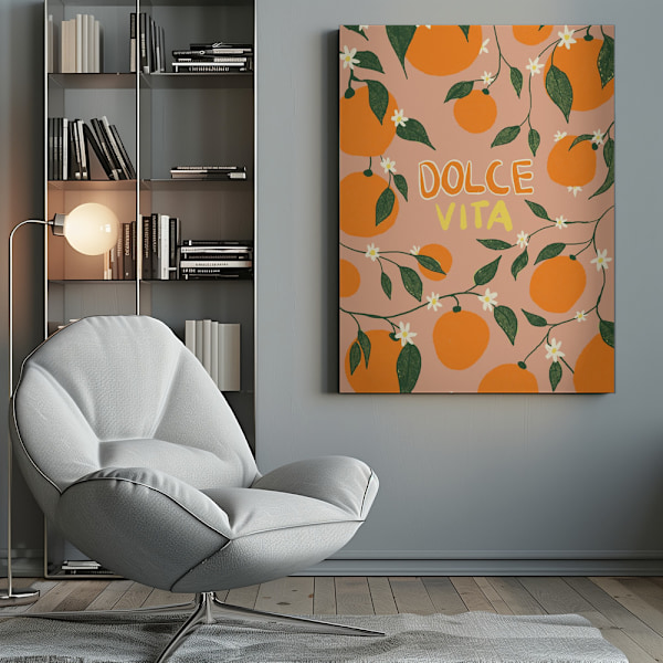 Dolce Vita &amp; Oranges Canvastavla 50x70 cm