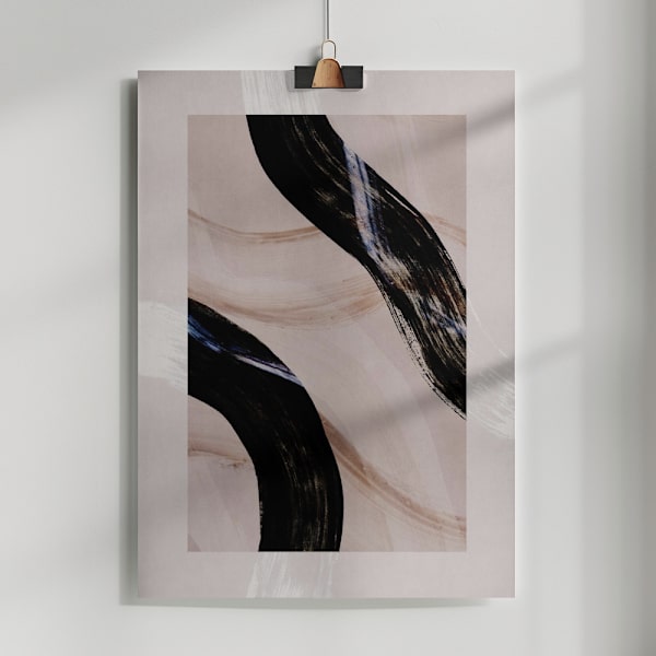 Lines and Shapes 5 Poster 50x70 cm