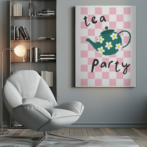 Tea Party Canvastavla 50x70 cm