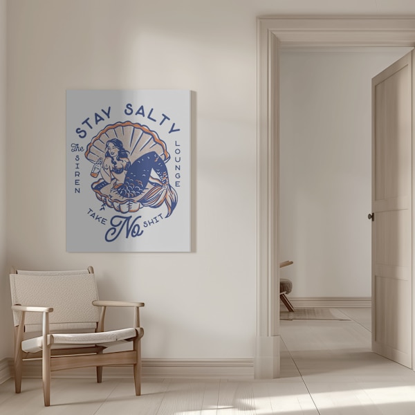 Siren Lounge.png Canvastavla 50x70 cm
