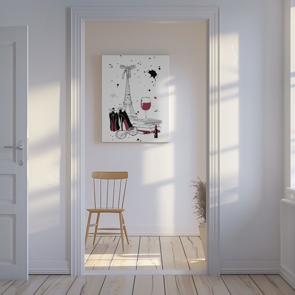 Living in Paris Canvastavla 50x70 cm