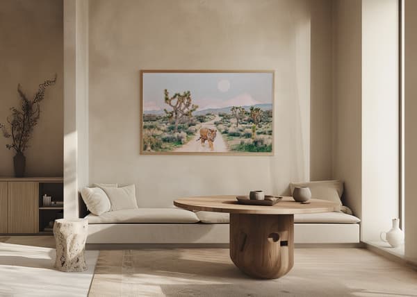 Wandering Tiger Poster 70x50 cm