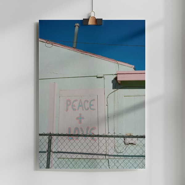 Joshua Tree Peace Poster 50x70 cm