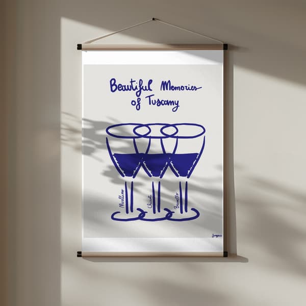 Il vino Poster 30x40 cm