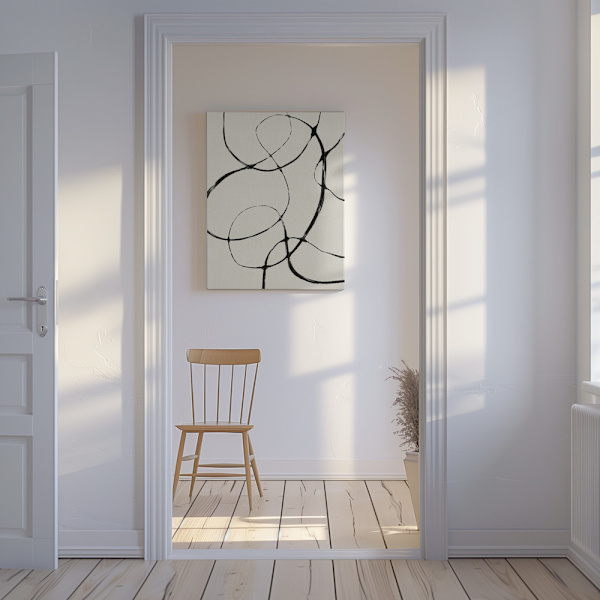 Meltedlines Canvastavla 50x70 cm
