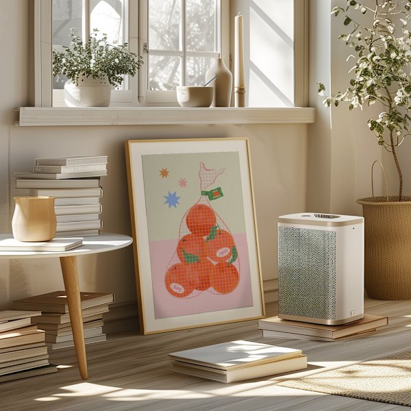 Fresh and Ripe Oranges Poster 50x70 cm