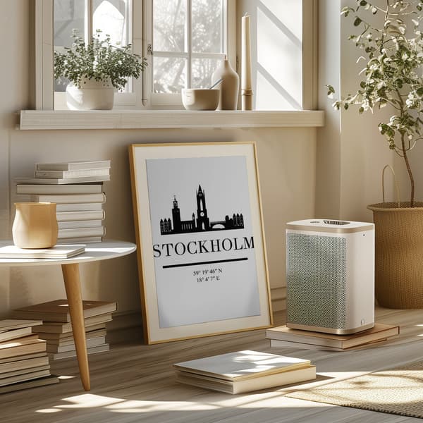 Black Skyline 83 Poster 50x70 cm