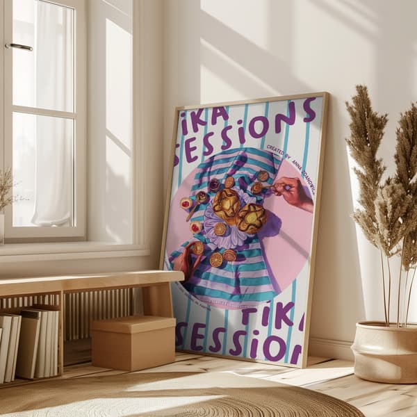 In the Lavender Shadows Poster 50x70 cm