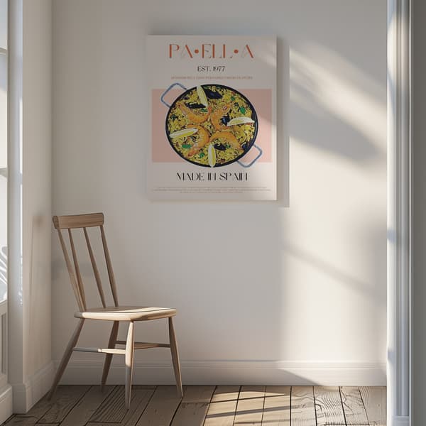 Paella Canvastavla 30x40 cm