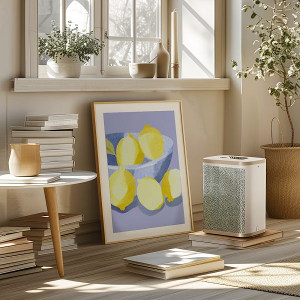 Zitronen in Schale Poster 50x70 cm