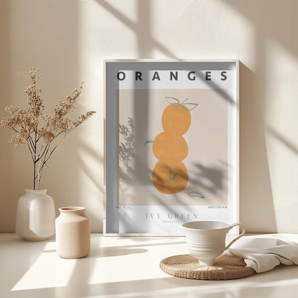 Oranges Poster 30x40 cm