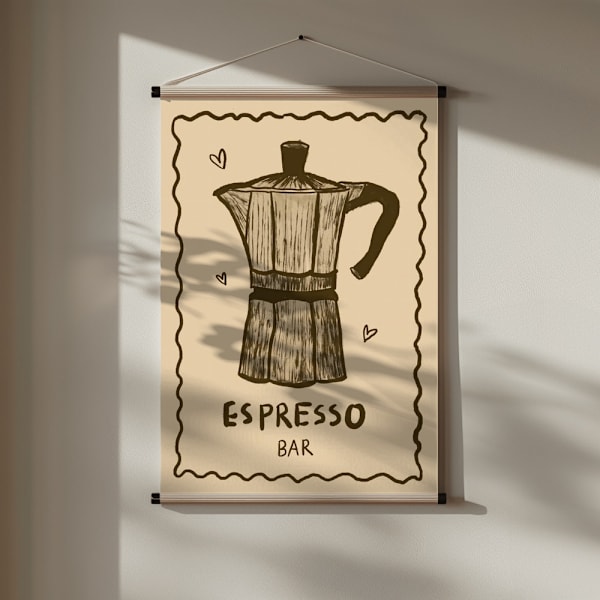 Espresso Poster 30x40 cm