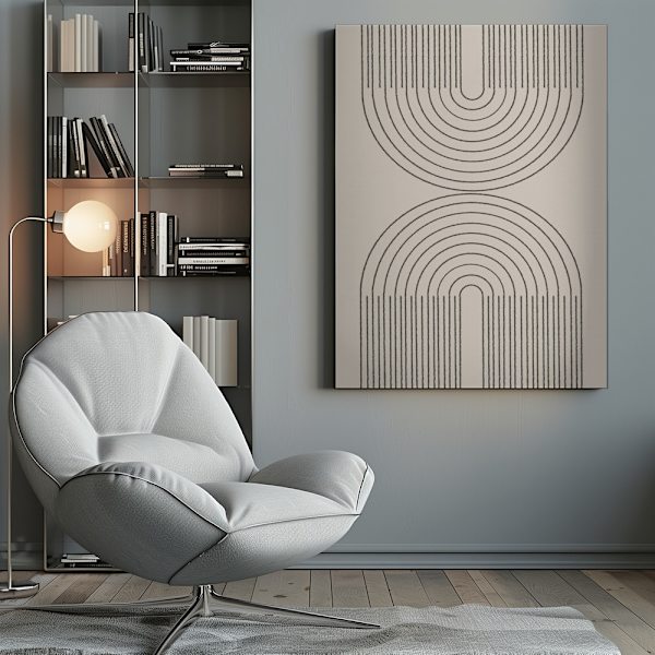 Simple Arch Composition Canvastavla 50x70 cm