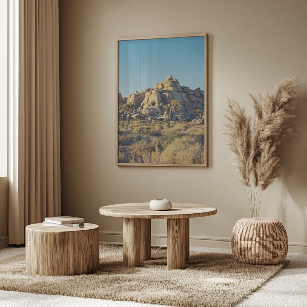 Joshua Tree Sunset Poster 50x70 cm