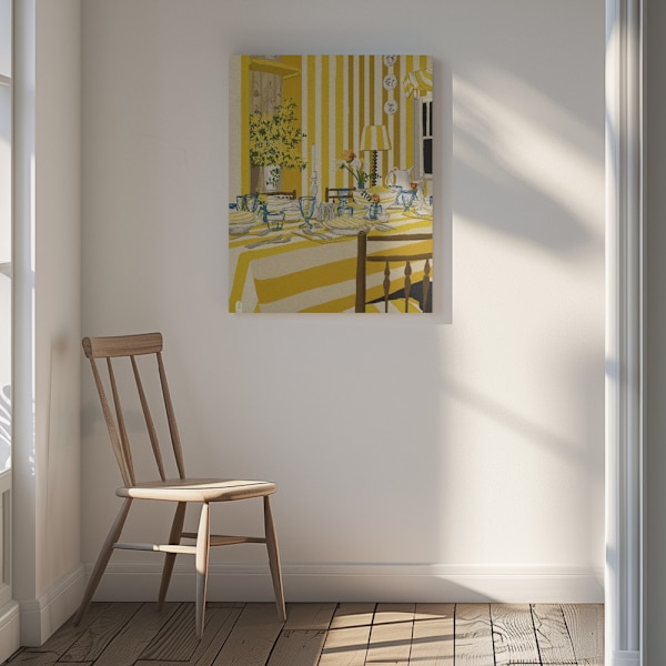 Week 30 Room Portrait Canvastavla 30x40 cm