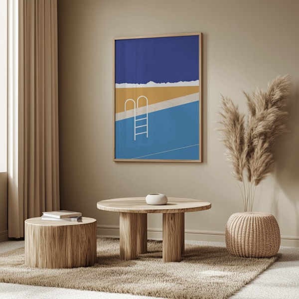 Desert Pool Poster 50x70 cm