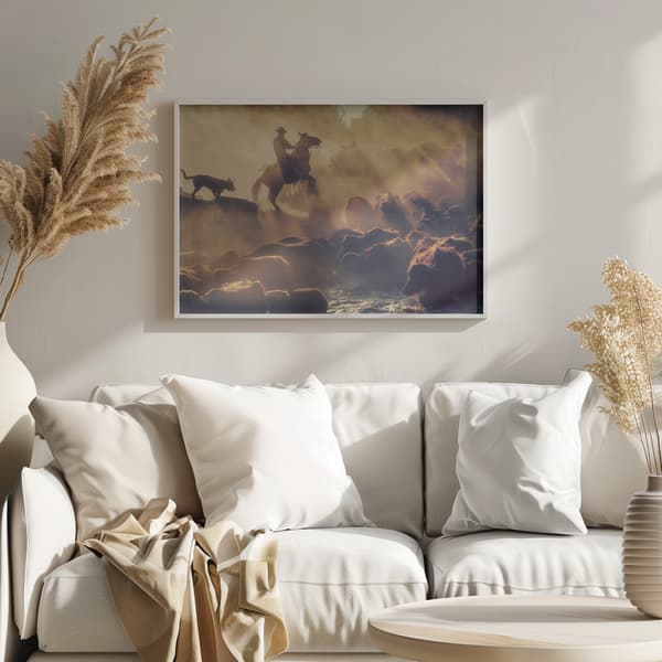 The buffalo shepherd Poster 70x50 cm