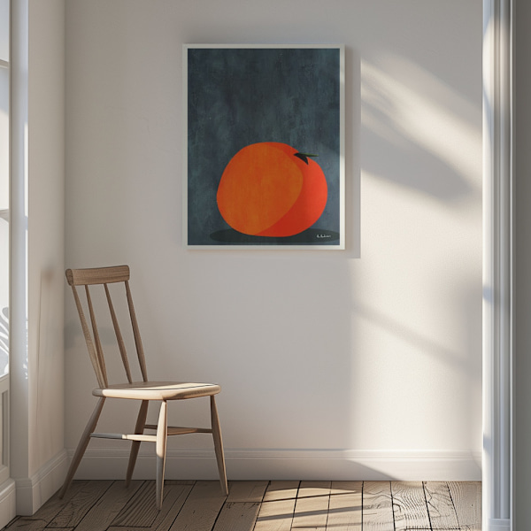 Calmly Sleeping Apple Canvastavla 30x40 cm