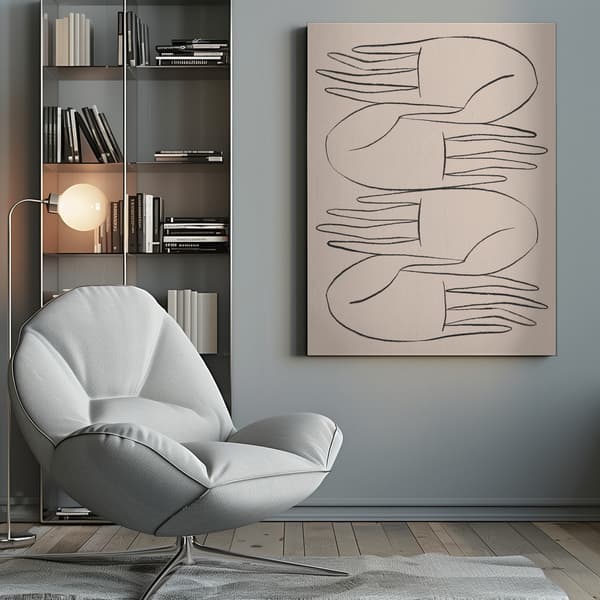 Helping Hands Canvastavla 50x70 cm