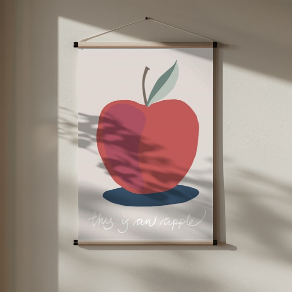 This is an Apple Poster 30x40 cm