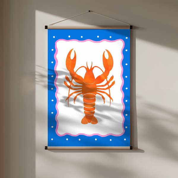 Lobster Poster 30x40 cm