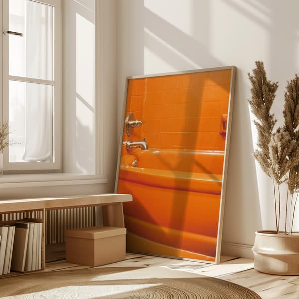 Orange Tub Poster 50x70 cm