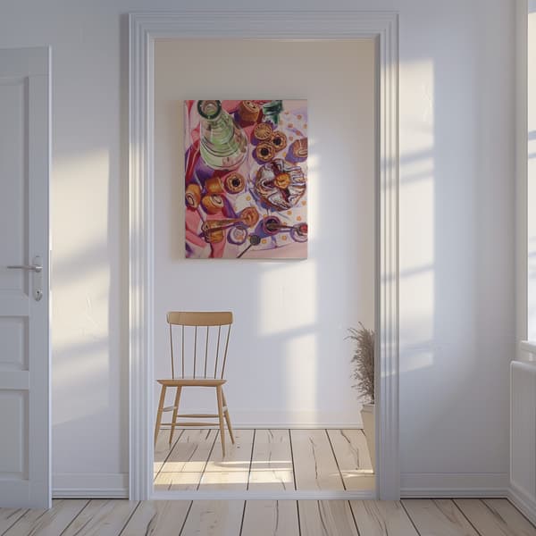 Sweeter Than Cotton Candy Canvastavla 50x70 cm