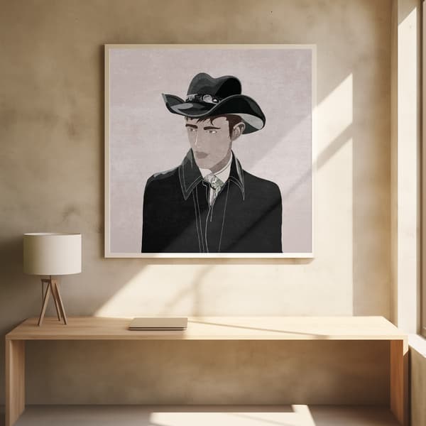 Kibar Cowboy Poster 50x50 cm