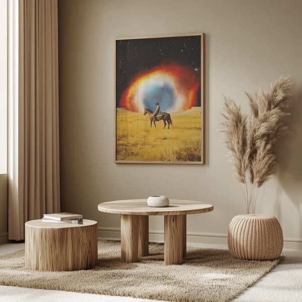 Nebula Cowboy Poster 50x70 cm