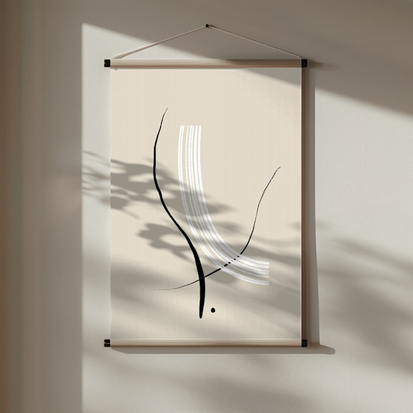 Composition of Lines - The Third Poster 30x40 cm