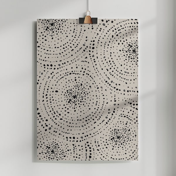 Boho Circles Poster 50x70 cm