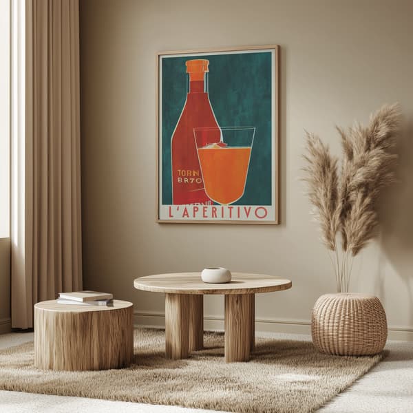 L'aperitivo Poster 50x70 cm