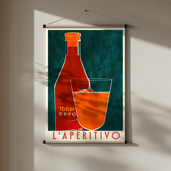 L&#039;aperitivo Poster 30x40 cm