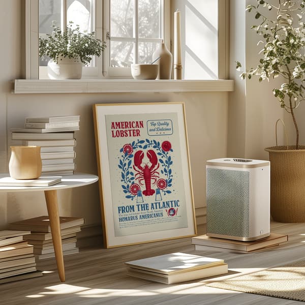 Lobster kitchen print Poster 50x70 cm