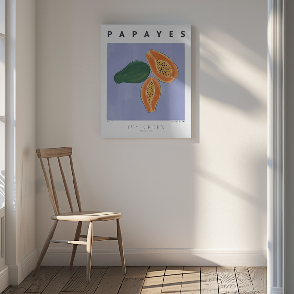 Papayes Canvastavla 30x40 cm