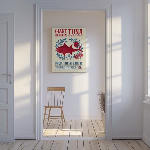 Tuna kitchen print Canvastavla 50x70 cm
